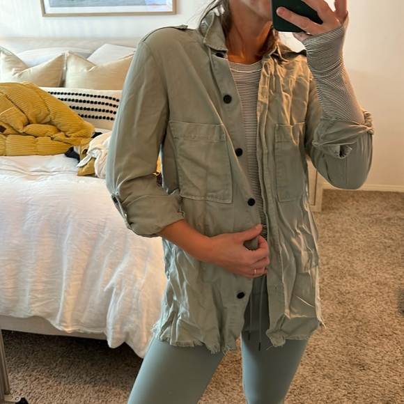 Zara Tops - Zara olive green shacket